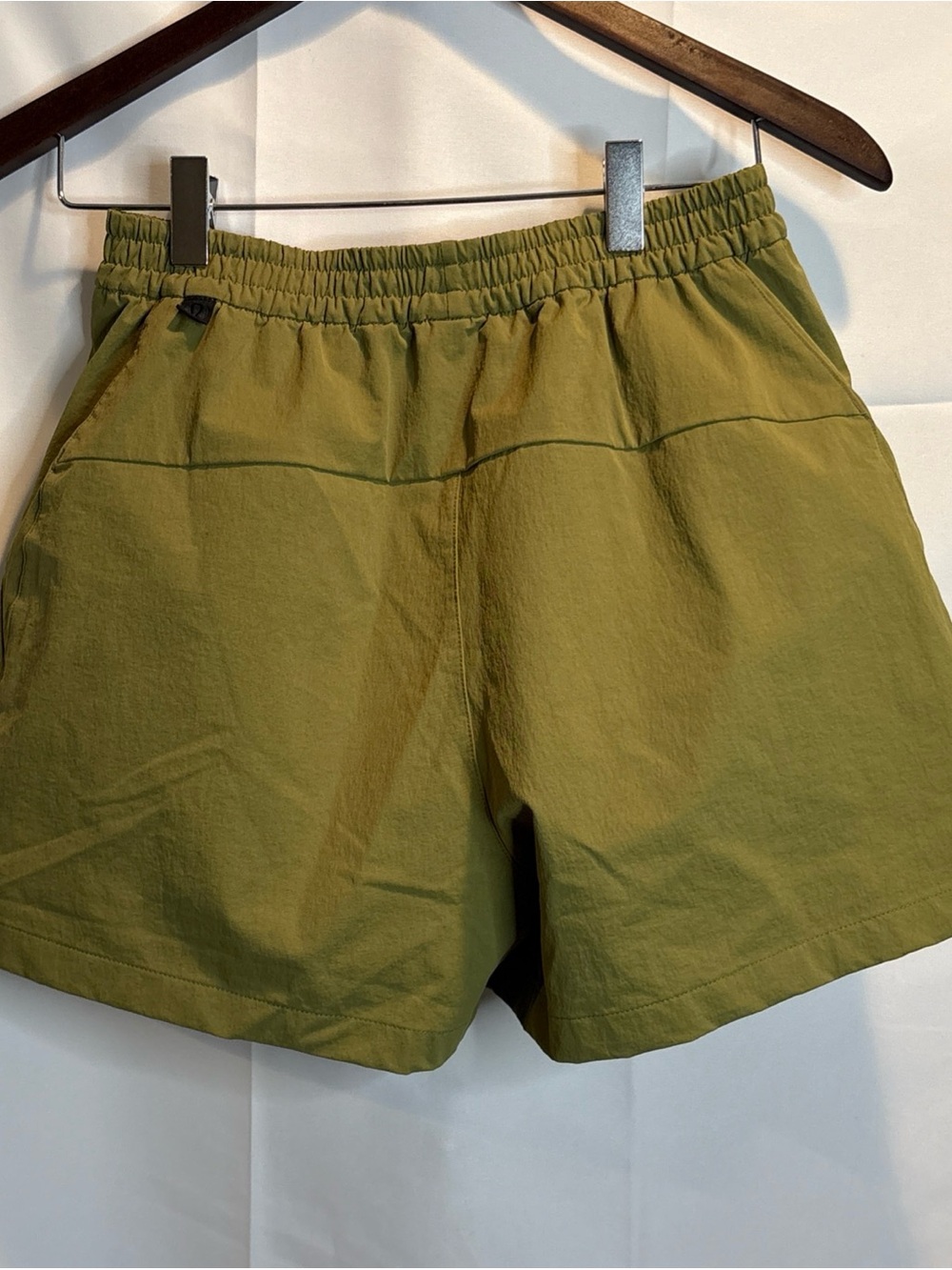 lululemon athletica Olive Lab Elastic-Waist Shorts - Picture 2 of 5
